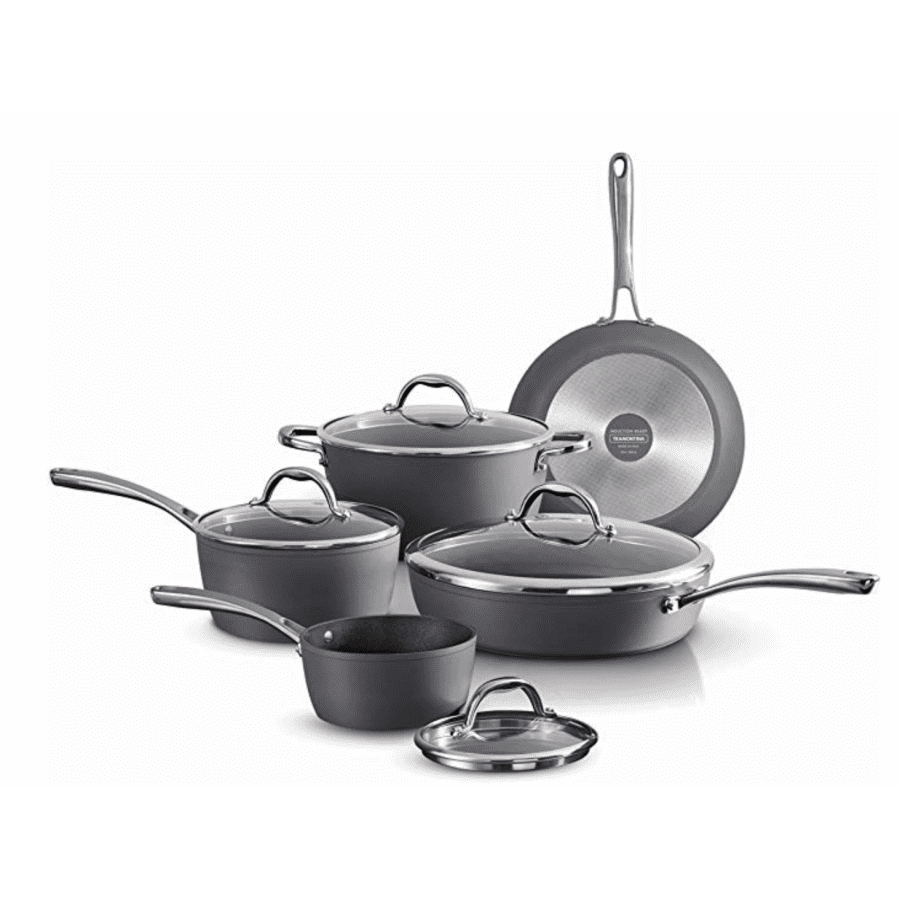 Tramontina Gourmet 9-Piece Induction Aluminum Cookware Set for $107