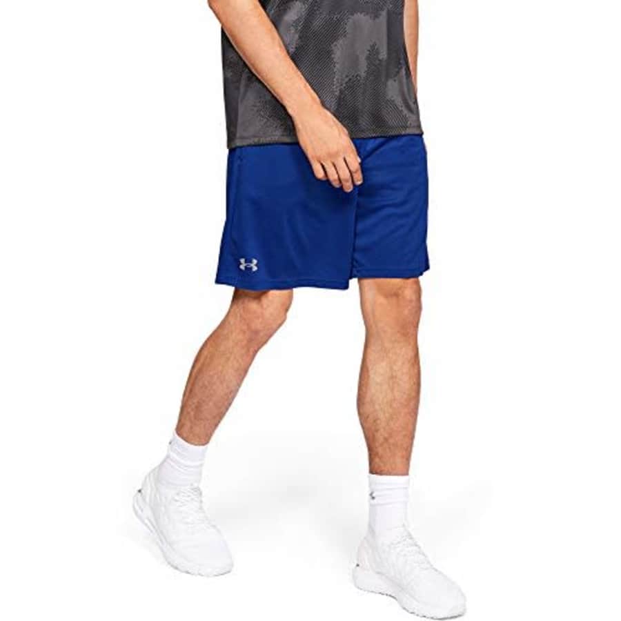 Under Armour Men's Tech Mesh Shorts, Royal Blue (400)/Steel, Medium for $23