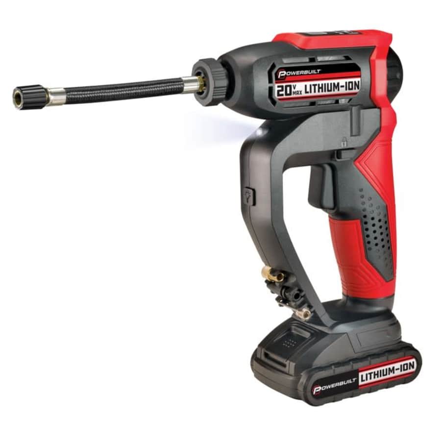 Powerbuilt 20V Lithium-Ion Cordless Tire Inflator for $59