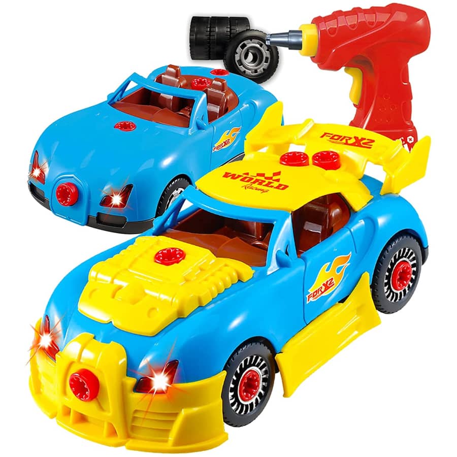 Think Gizmos Kids' DIY Racing Car Kit for $10 Think Gizmos Kids' DIY Racing Car Kit for $10