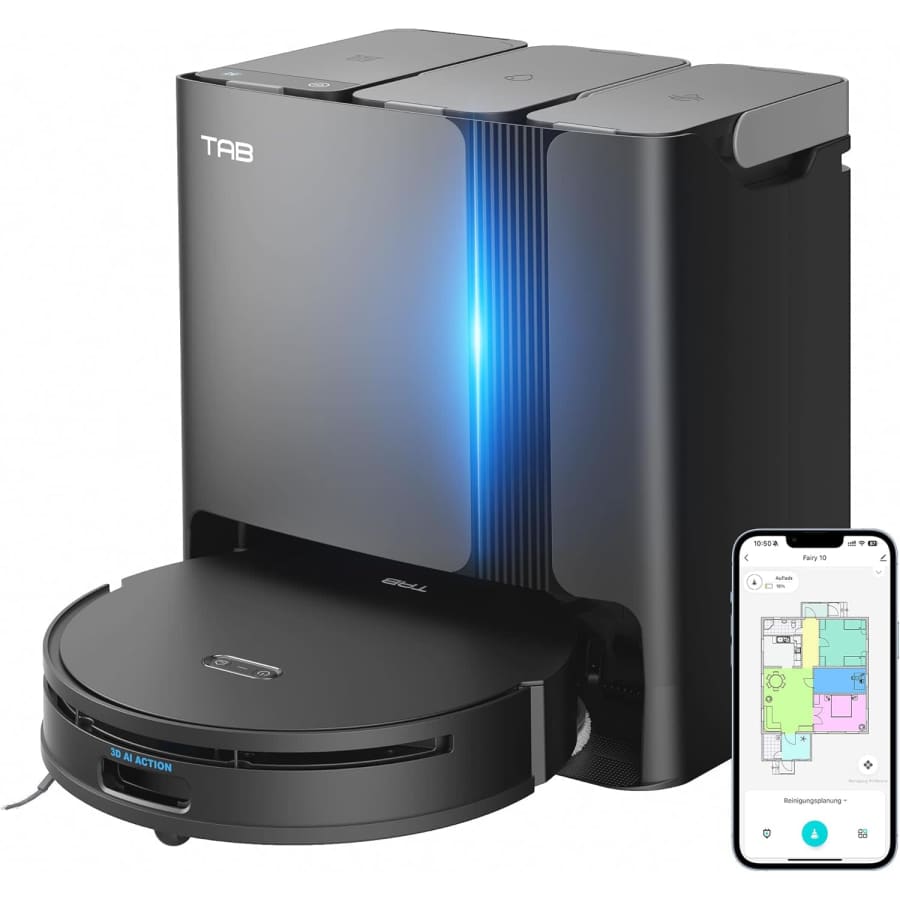 TAB Fairy10 Robot Vacuum and Mop for $420