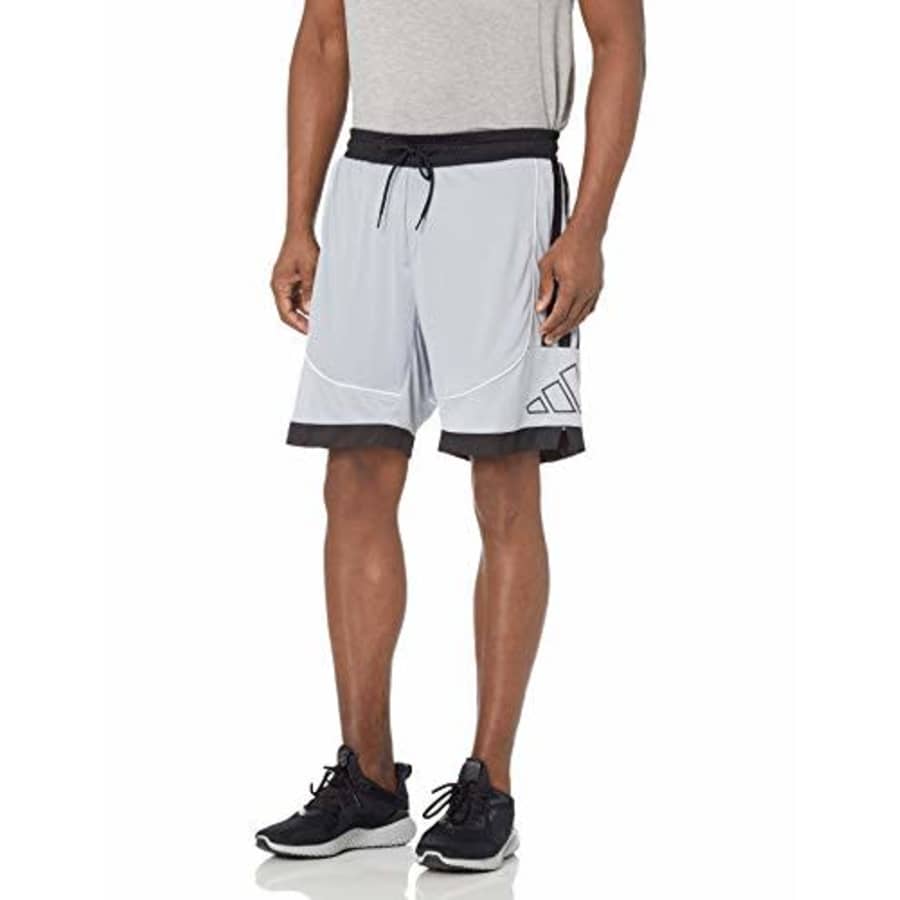 adidas Men's Creator 365 Shorts, Halo Silver, Large for $33
