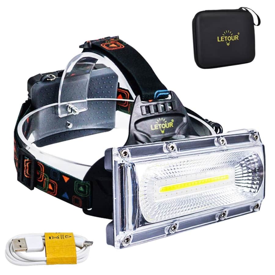 Letour LED Rechargeable Headlamp for $17 Letour LED Rechargeable Headlamp for $17