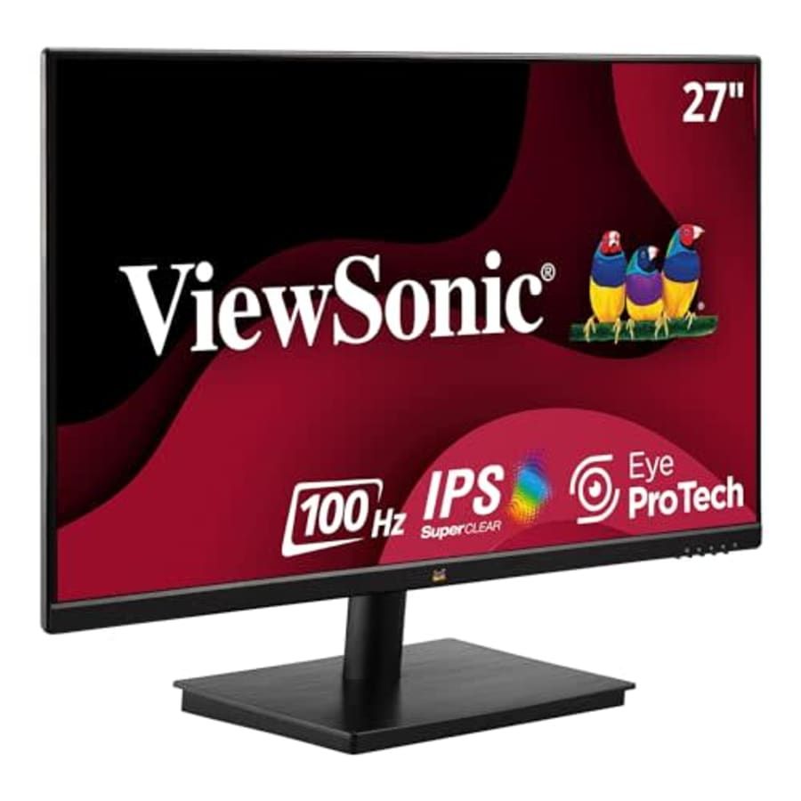 ViewSonic VA2709M 27 Inch IPS Full HD 1080p Monitor with 100Hz, Thin Bezels, Eye Care, HDMI, VGA for $122