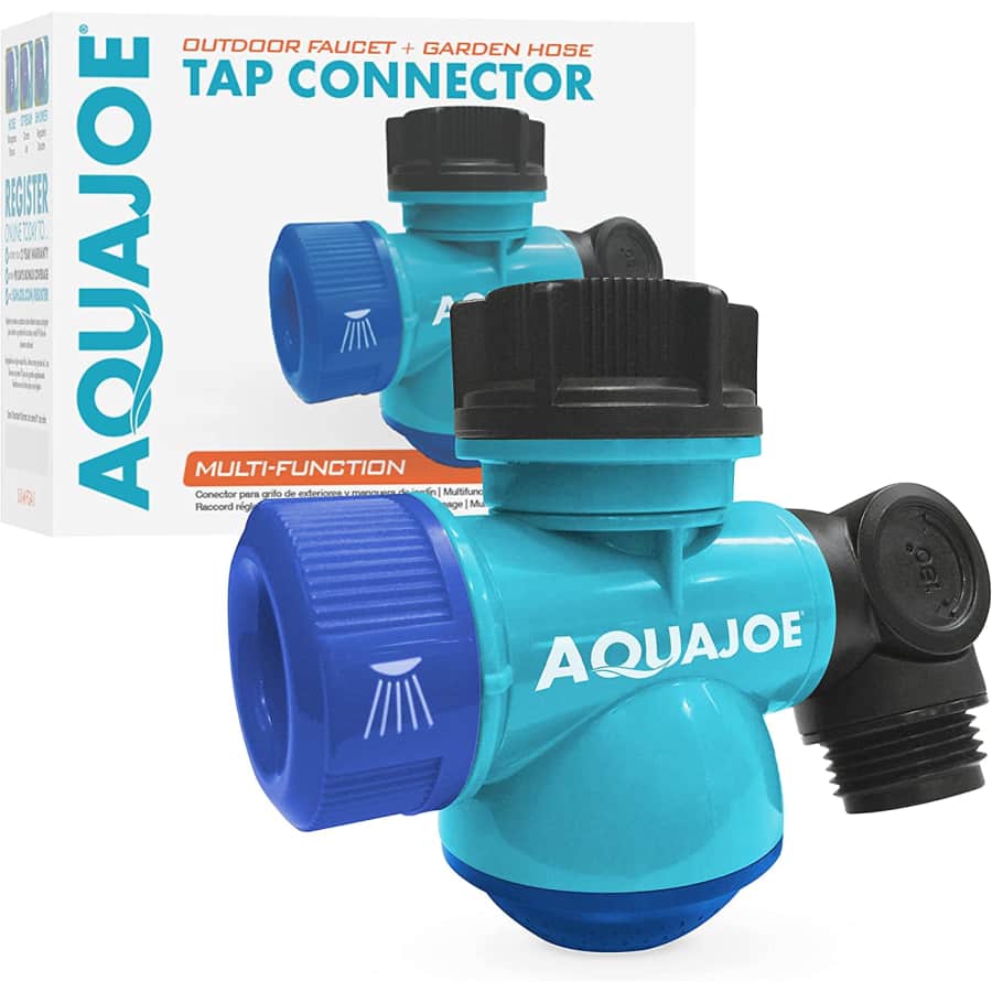 Aqua Joe Outdoor Faucet / Garden Hose Tap Connector for $5 Aqua Joe Outdoor Faucet / Garden Hose Tap Connector for $5