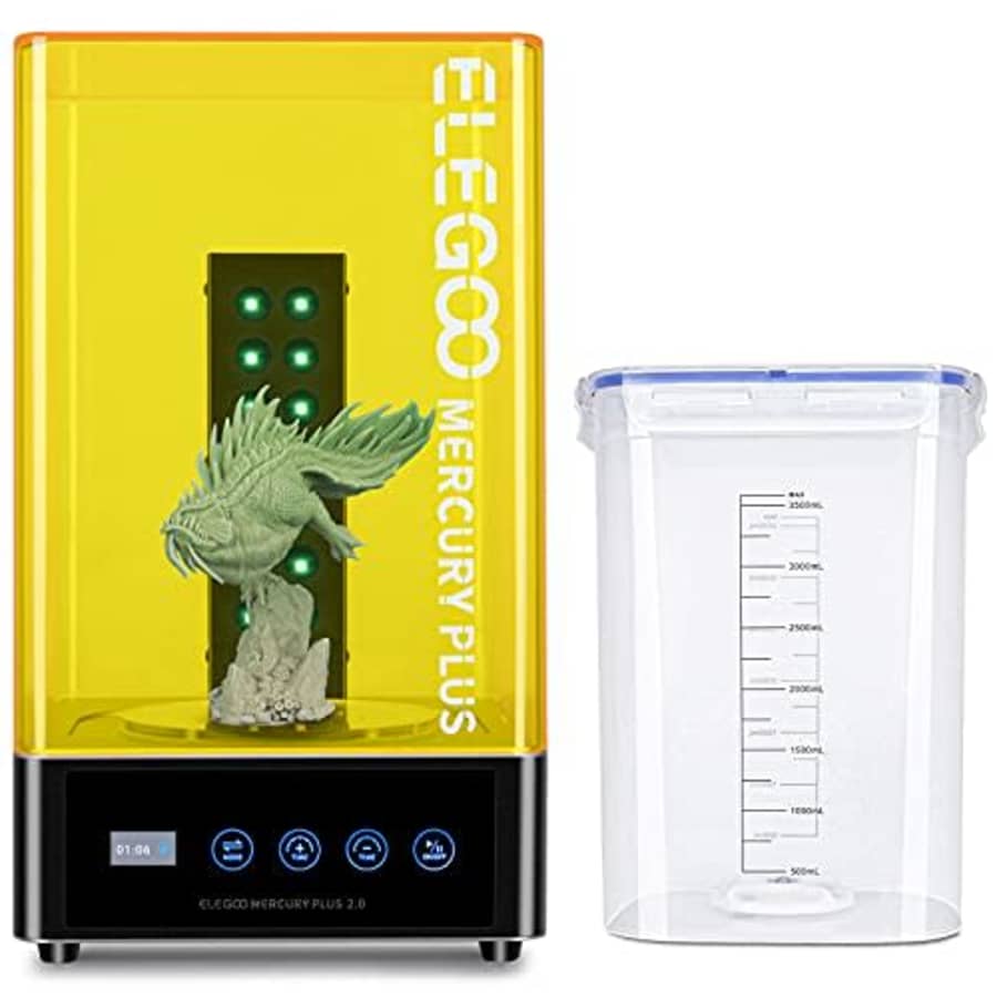 ELEGOO Mercury Plus2 in 1 Washing and Curing Station V2.0for Mars Photon S Photon Mono LCD/DLP/SLA for $120