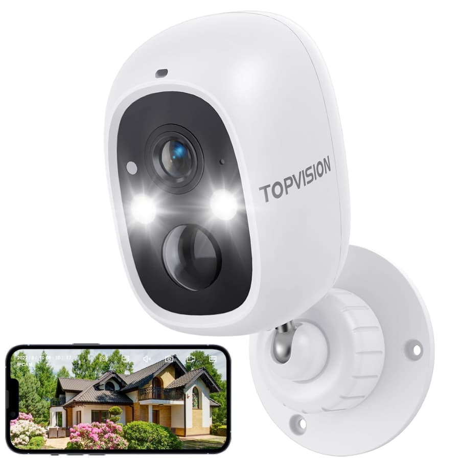 TopVision 2K Outdoor Wireless Security Camera for $38 TopVision 2K Outdoor Wireless Security Camera for $38
