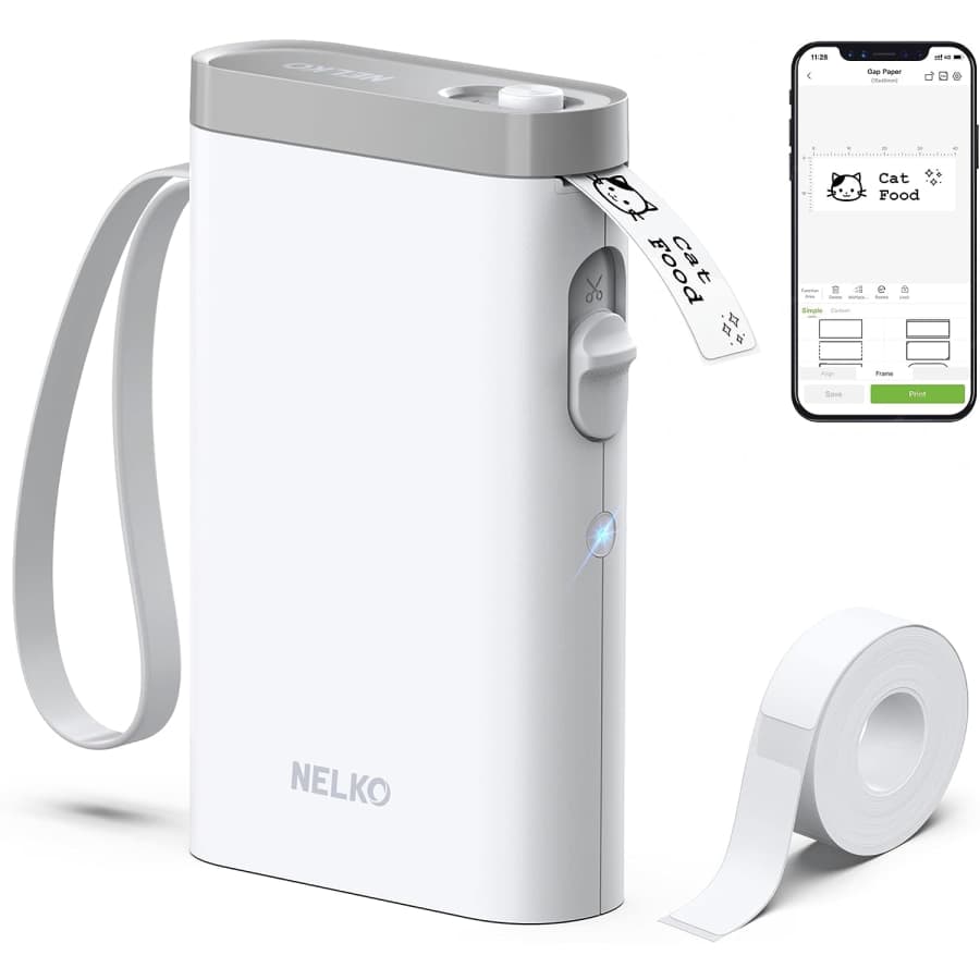 Nelko Bluetooth Label Maker for $30 Nelko Bluetooth Label Maker for $30