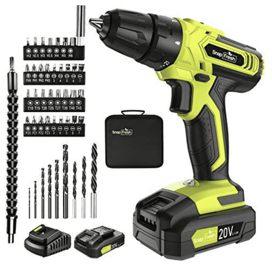 SnapFresh 20V Cordless Drill Combo Kit for $70 SnapFresh 20V Cordless Drill Combo Kit for $70