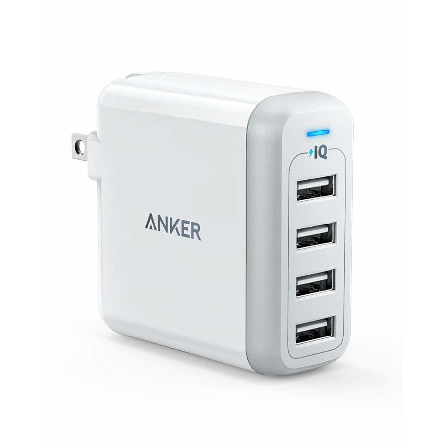 Anker 40W 4-Port USB Wall Charger for $21