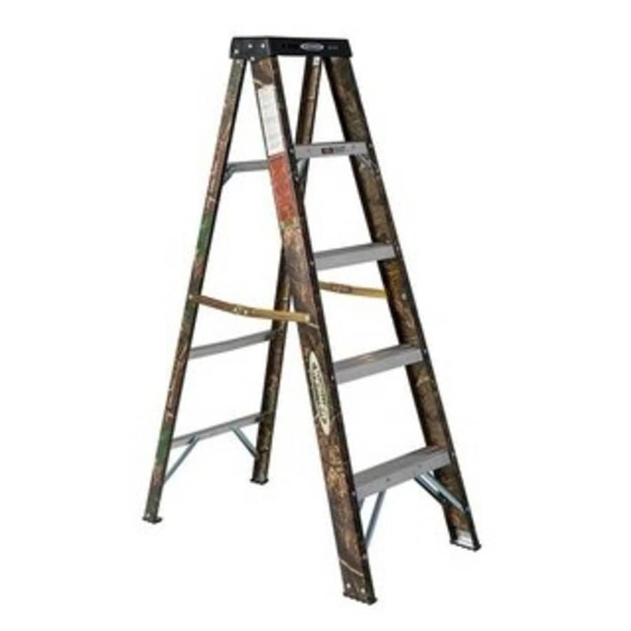Werner Real Tree Camouflage 5-Foot Step Ladder for $30
