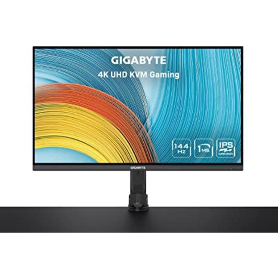 Gigabyte Arm Edition 32" 144Hz 2160P UHD KVM Gaming Monitor for $630