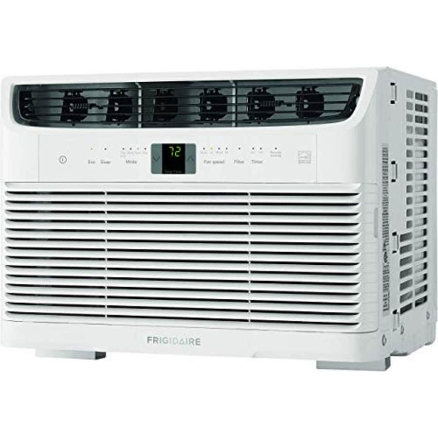 Frigidaire, White Energy Star 5,000 BTU 115V Window-Mounted Mini-Compact Air Conditioner with for $189