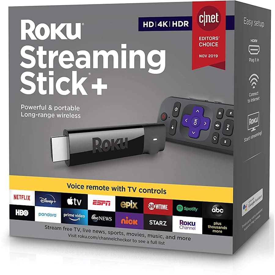 Roku Streaming Stick+ 4K Streaming Device for $33 Roku Streaming Stick+ 4K Streaming Device for $33
