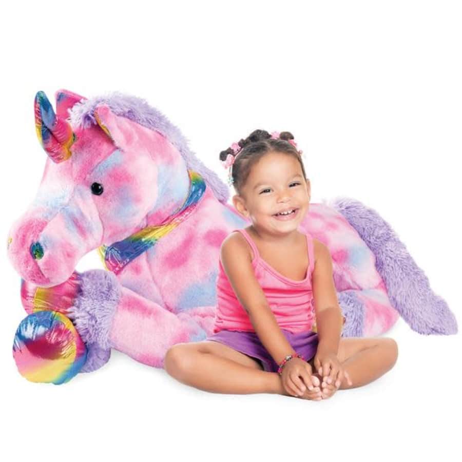 Best Choice Extra Large Plush Rainbow Unicorn for $48