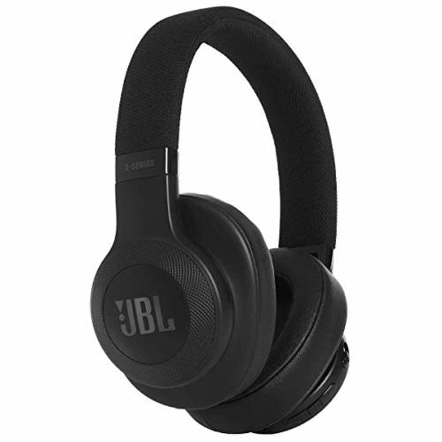 JBL JBLE55BTBLK Harman E55 Bluetooth Over-Ear Headphone - Black (Renewed) for $63