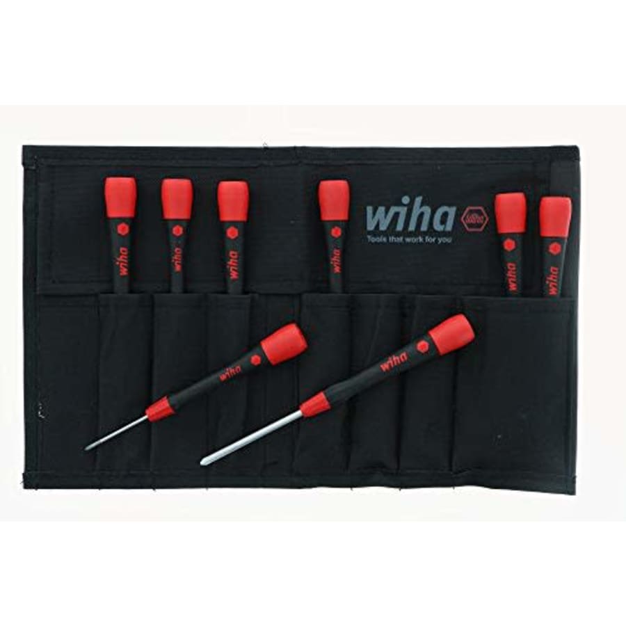 Wiha Tools Wiha 26193 Slotted and Phillips Screwdriver Set with Soft PicoFinish Handle, 8-Piece for $44 Wiha Tools Wiha 26193 Slotted and Phillips Screwdriver Set with Soft PicoFinish Handle, 8-Piece for $44