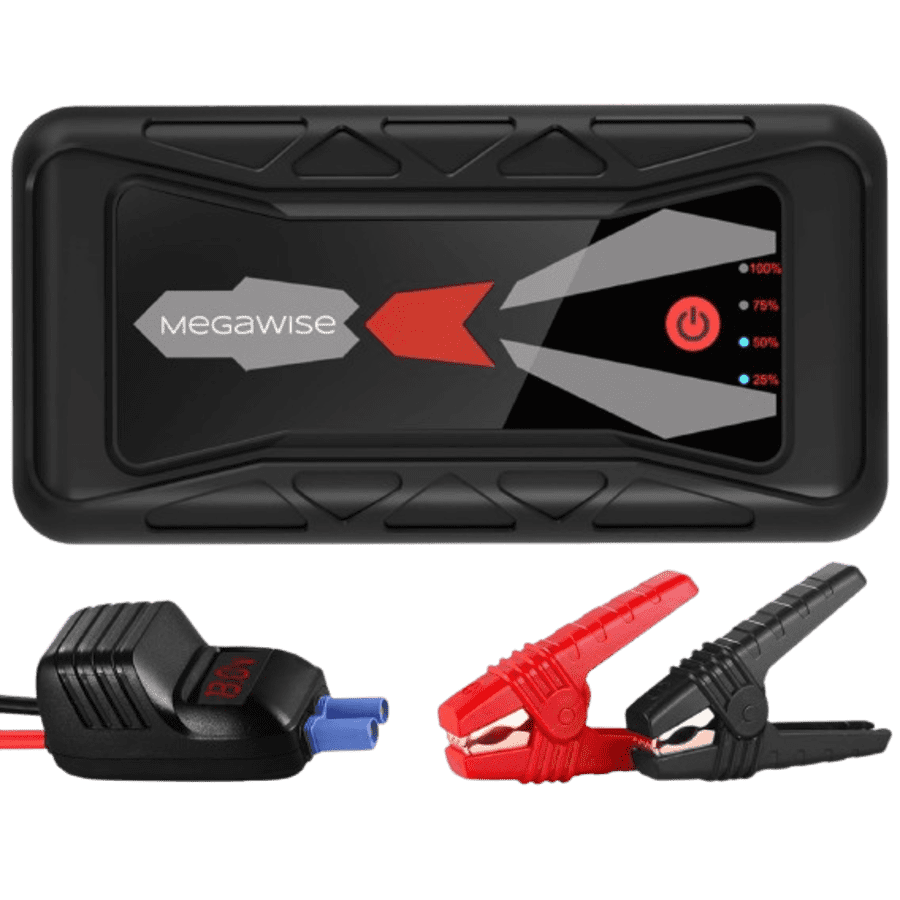 Megawise 1,500A Car Battery Jump Starter / Booster: $28