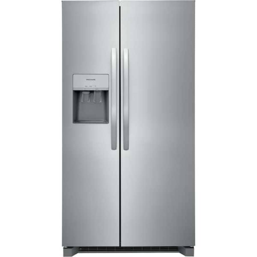 Frigidaire 25.6-Cubic Foot Side-by-Side Refrigerator: $998 Frigidaire 25.6-Cubic Foot Side-by-Side Refrigerator: $998