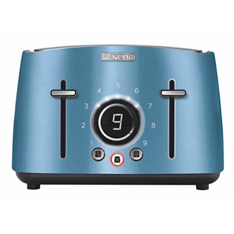 Sencor STS6072BL Premium Metallic 4-slot High Lift Toaster with Digital Button and Toaster Rack, for $84 Sencor STS6072BL Premium Metallic 4-slot High Lift Toaster with Digital Button and Toaster Rack, for $84