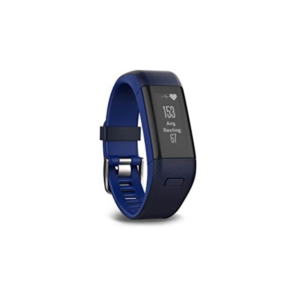 Garmin vvosmart HR+ Regular Fit Activity Tracker - Midnight Blue/Force Blue for $93