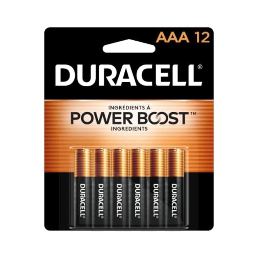 Duracell - Coppertop Aaa Alkaline Batteries - 12 Count - Long Lasting, All-purpose Triple a Battery for $16 Duracell - Coppertop Aaa Alkaline Batteries - 12 Count - Long Lasting, All-purpose Triple a Battery for $16