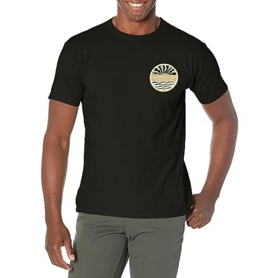 Quiksilver Men's Sea Bridge Tee Shirt, Black 233 for $25 Quiksilver Men's Sea Bridge Tee Shirt, Black 233 for $25