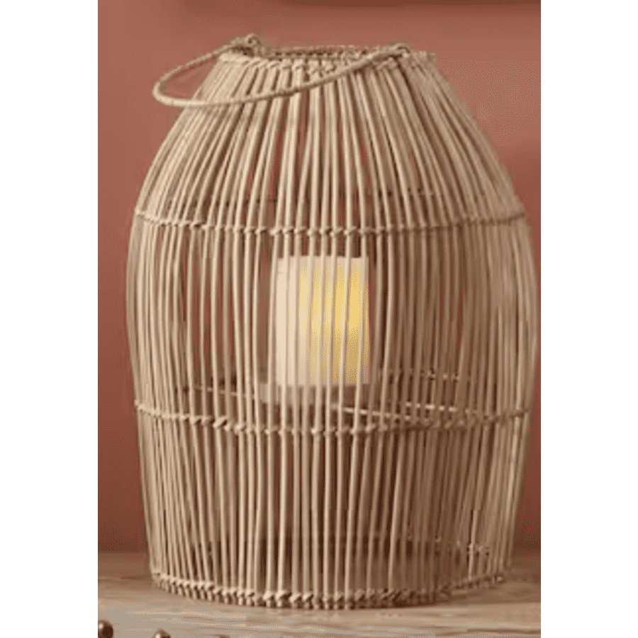 StyleWell Natural Rattan Lantern for $40 StyleWell Natural Rattan Lantern for $40