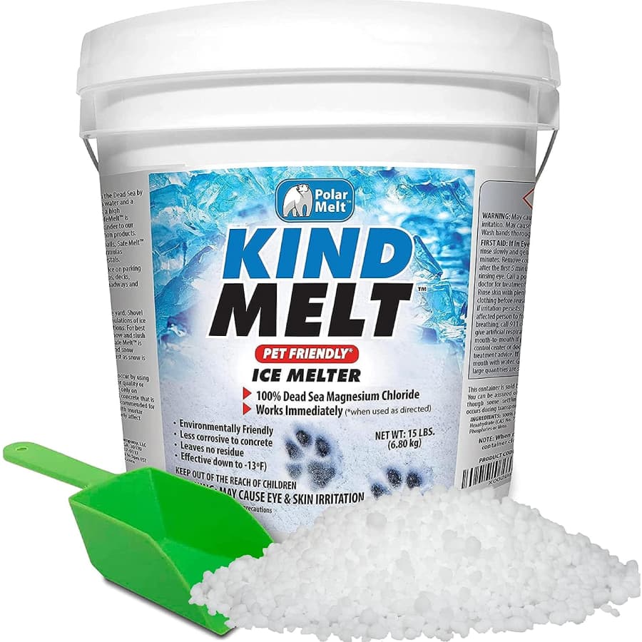 Kind Melt Pet Friendly Ice and Snow Melter 15-lb. Tub for $25 Kind Melt Pet Friendly Ice and Snow Melter 15-lb. Tub for $25