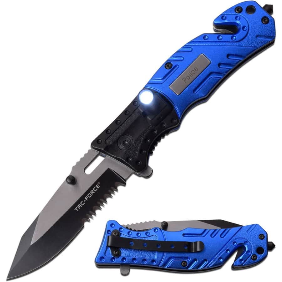 TAC Force Spring Assist Folding Knife for $12