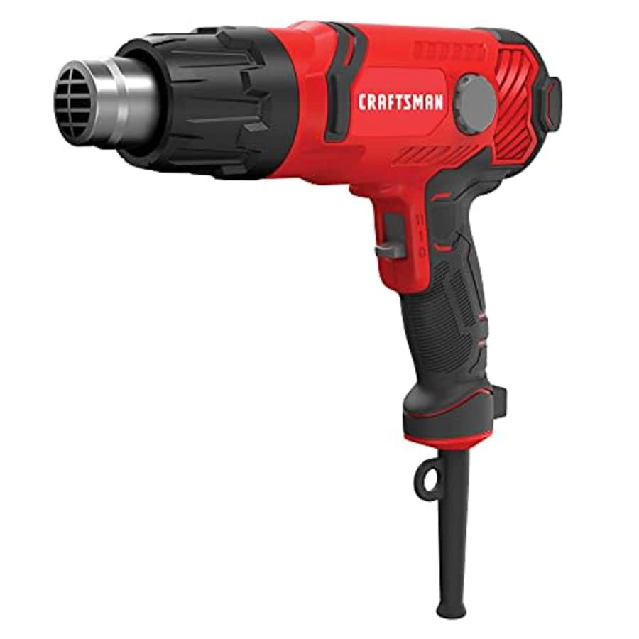 CRAFTSMAN Heat Gun, Electric, Corded, Integrated Support Stand, Up to 1200 Degrees F (CMEE531) for $53 CRAFTSMAN Heat Gun, Electric, Corded, Integrated Support Stand, Up to 1200 Degrees F (CMEE531) for $53