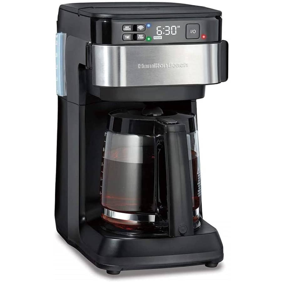 Hamilton Beach Smart Coffee Maker w/ Alexa for $93 Hamilton Beach Smart Coffee Maker w/ Alexa for $93