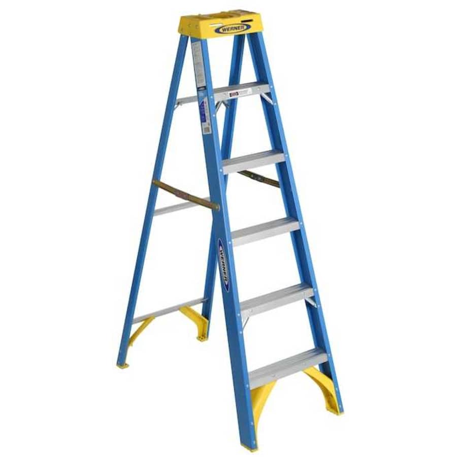 Werner 6-Foot Fiberglass Step Ladder for $39 Werner 6-Foot Fiberglass Step Ladder for $39