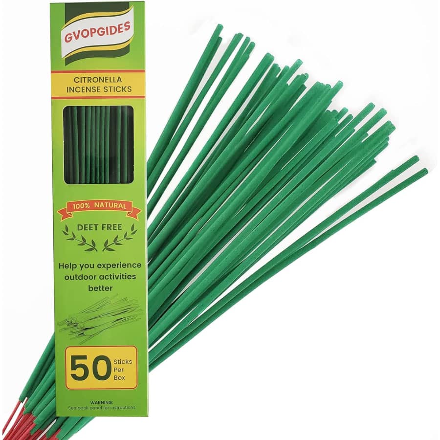 Citronella Incense Sticks 50-Pack for $8 Citronella Incense Sticks 50-Pack for $8