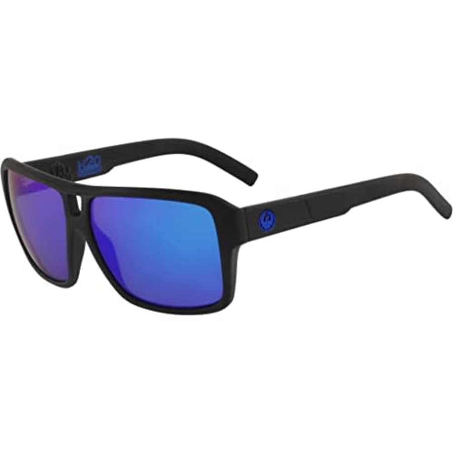 Dragon Alliance Dragon Mens The Jam Sunglasses - Matte Black H2O Frame | LL Blue Ion Polar Lens for $110