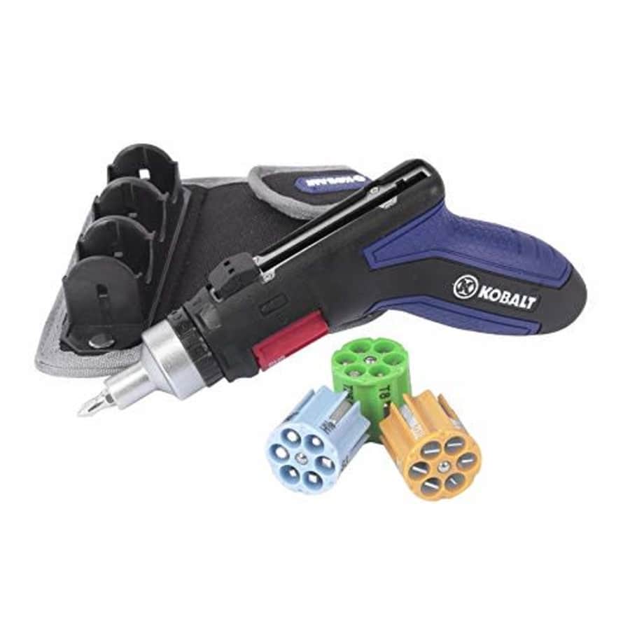 Kobalt 24-in-1 Auto-loading Ratchet Screwdriver, Multiple Sizes for Multiple Applications. #0525845 for $38 Kobalt 24-in-1 Auto-loading Ratchet Screwdriver, Multiple Sizes for Multiple Applications. #0525845 for $38