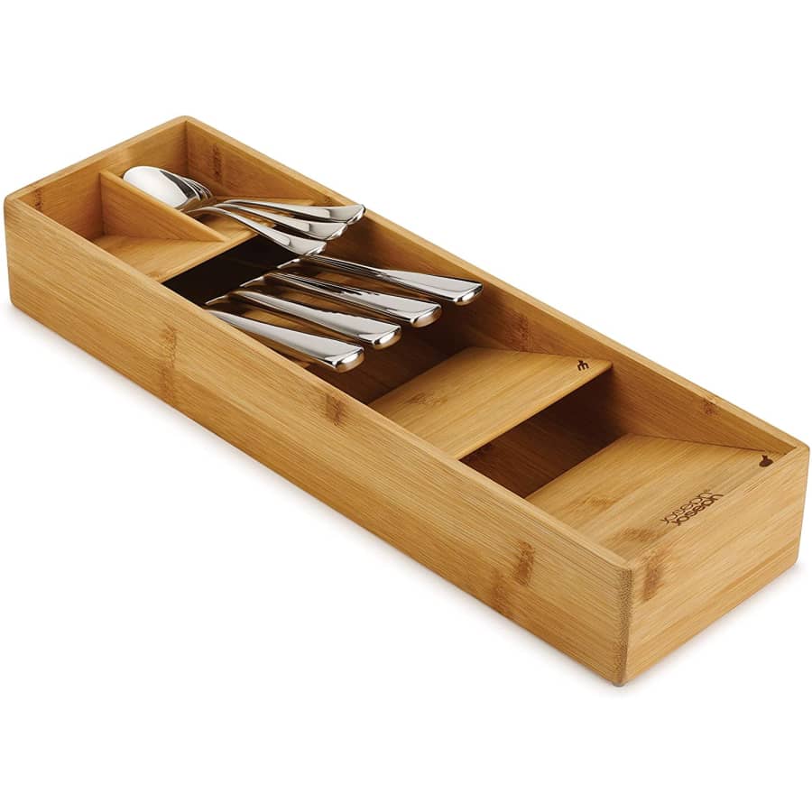 Joseph Joseph DrawerStore Bamboo Cutlery Organizer for $18 Joseph Joseph DrawerStore Bamboo Cutlery Organizer for $18