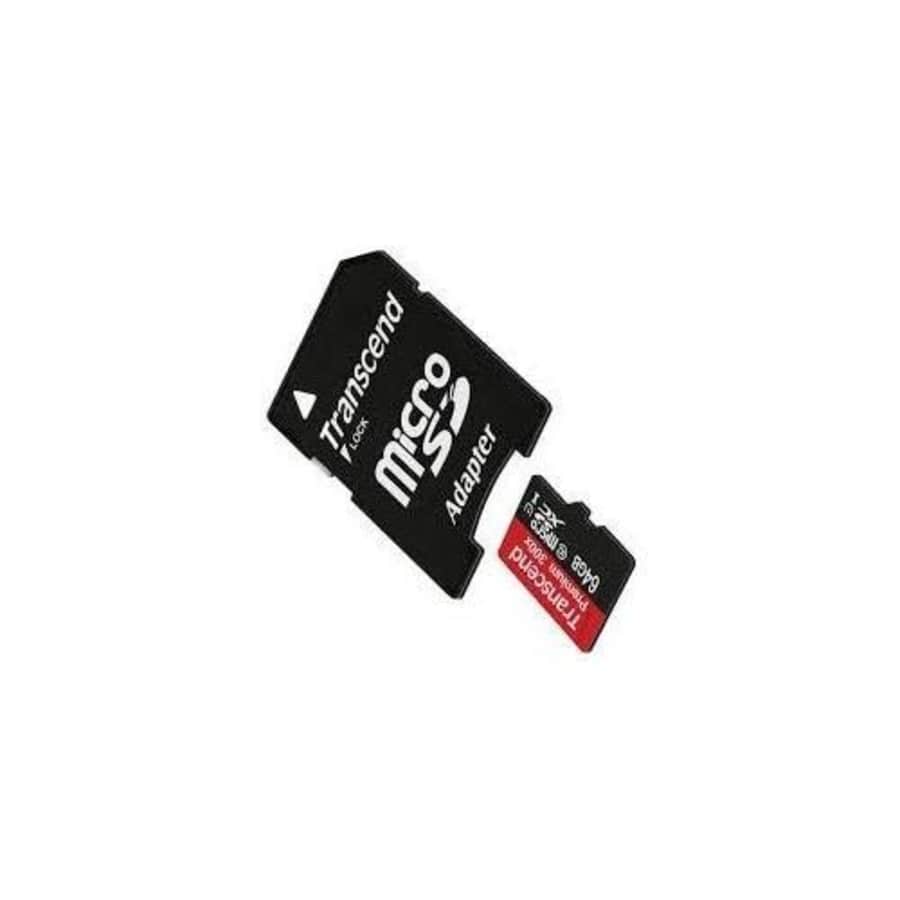 Transcend Samsung Galaxy Tab E NOOK 9.6 Tablet Memory Card 64GB microSDHC Memory Card with SD Adapter for $13