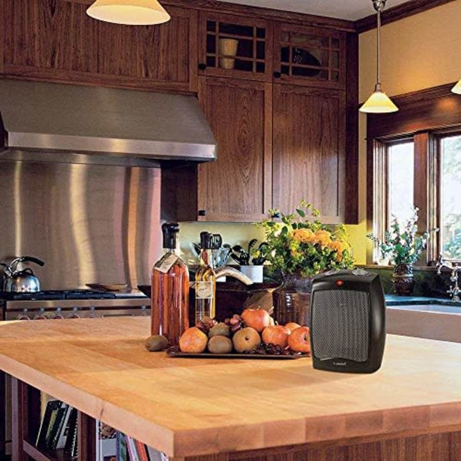 Lasko CD09250 Ceramic Adjustable Thermostat Tabletop or Under-Desk Heater, Black for $35 Lasko CD09250 Ceramic Adjustable Thermostat Tabletop or Under-Desk Heater, Black for $35