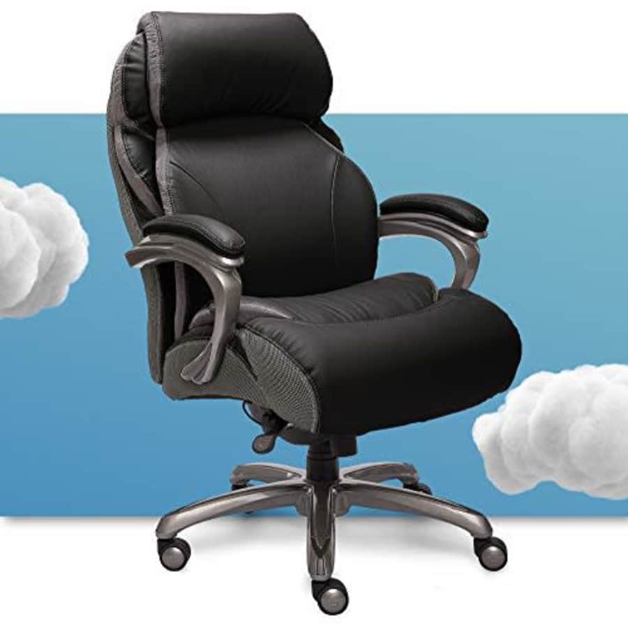 Serta Big and Tall Executive Office Chair with AIR Technology and Smart Layers Premium Elite Foam, for $384