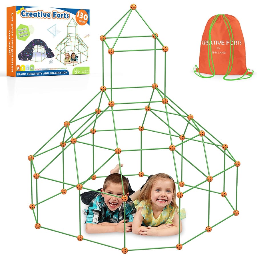 Tiny Land 130-Piece Creative Forts Building Kit for $40