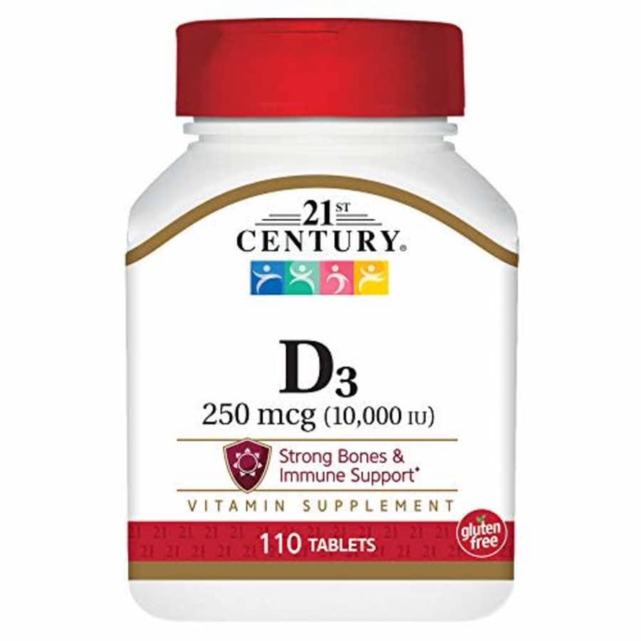 21st Century D3 10,000 Iu Tablets, 110 Count (27504) for $10 21st Century D3 10,000 Iu Tablets, 110 Count (27504) for $10