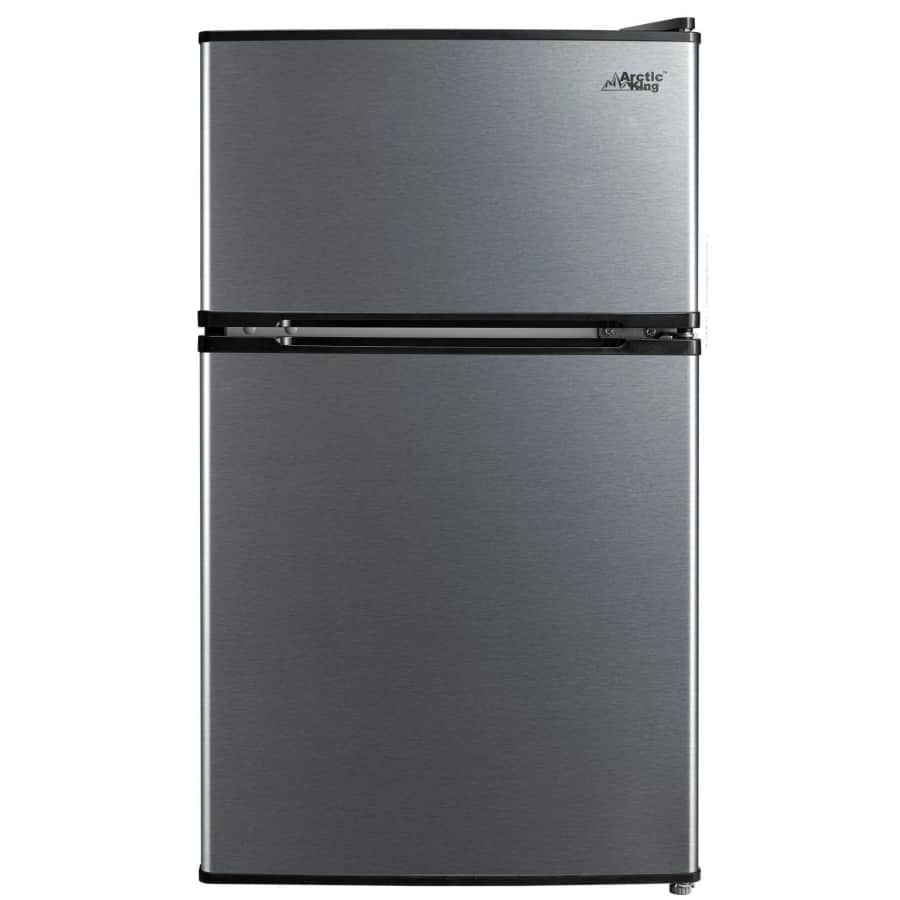 Arctic King 3.2-Cu. Ft. 2-Door Compact Mini Fridge w/ Freezer: $125