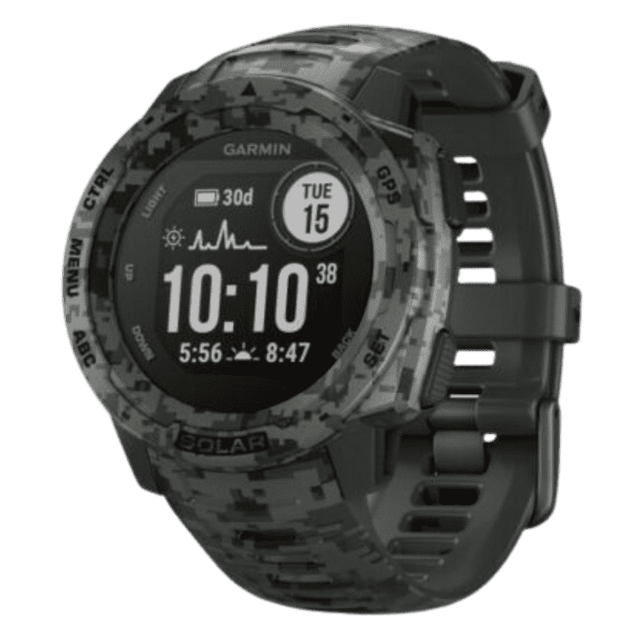 Garmin Instinct Solar Camo Edition Rugged GPS Watch for $303 Garmin Instinct Solar Camo Edition Rugged GPS Watch for $303