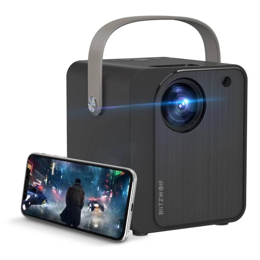 BlitzWolf Mini LED WiFi Projector for $34