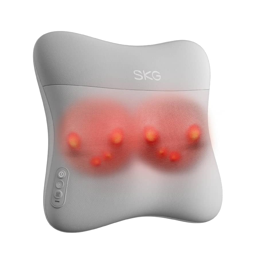 SKG VS500 Deep Tissue Cordless Back & Neck Massager Pillow for $36