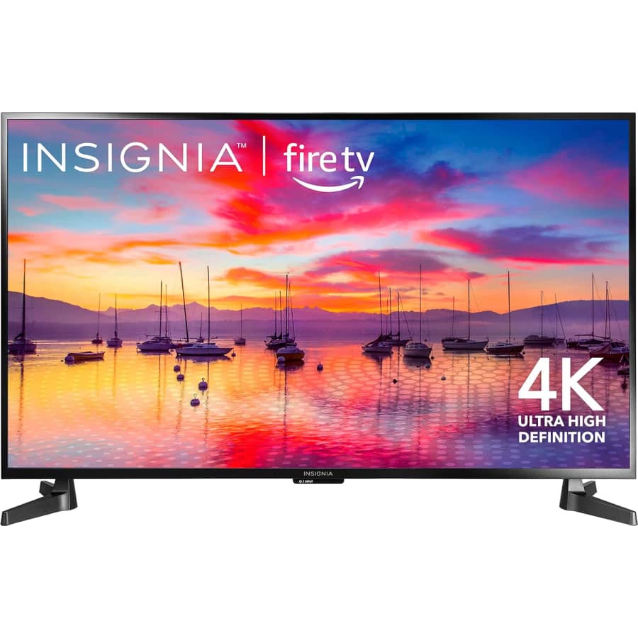 Insignia F30 Series NS-43F301NA25 43" 4K HDR LED UHD Smart TV: $100