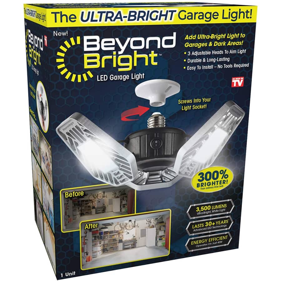 Ontel Beyond Bright LED Garage Light for $30