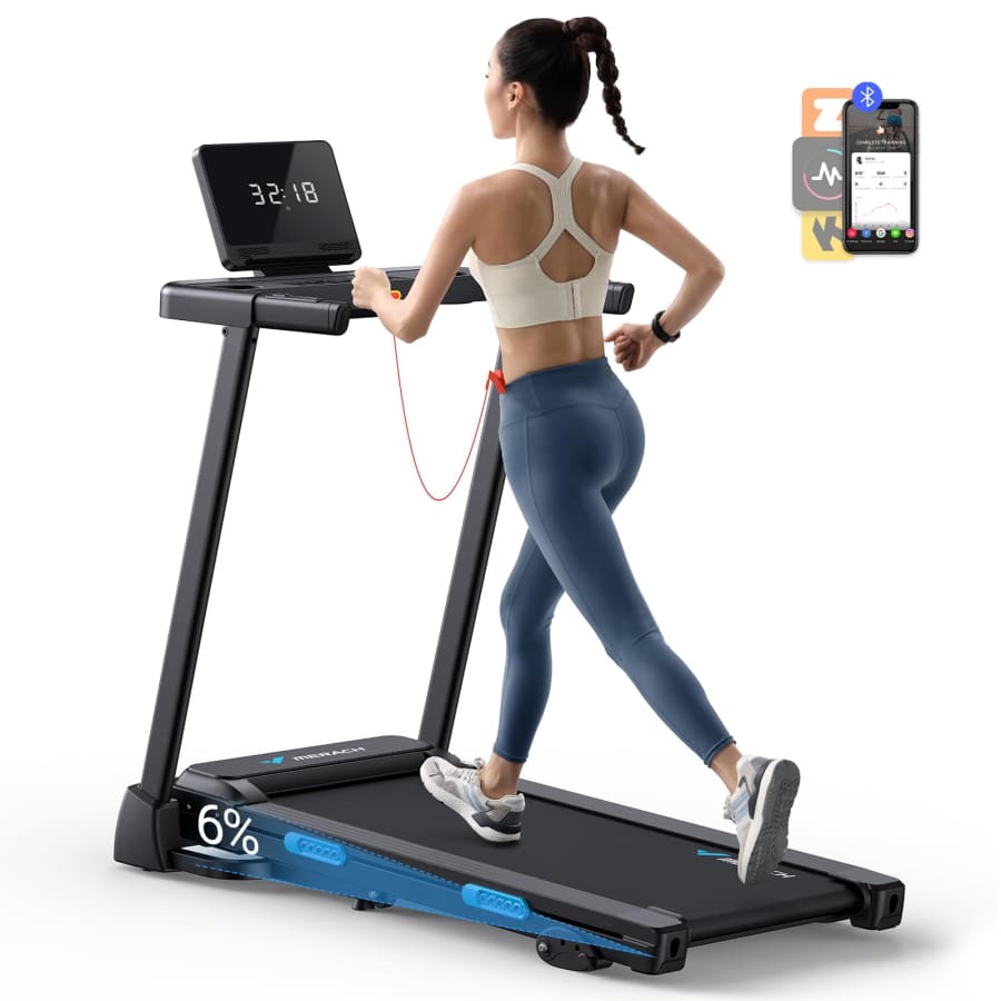Merach Foldable Treadmill: $207 Merach Foldable Treadmill: $207