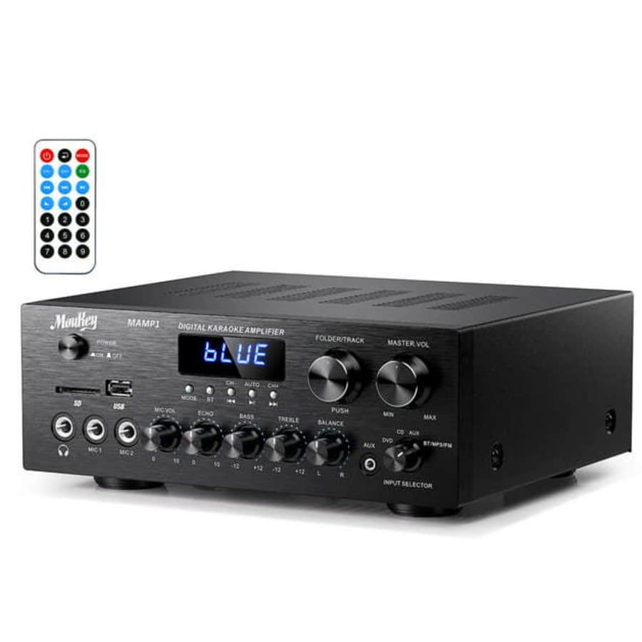Moukey Bluetooth Stereo Amplifier Receiver for $70 Moukey Bluetooth Stereo Amplifier Receiver for $70